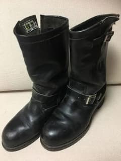 vibram Chippewa エンジニアブーツ 黒 サイズ7のサムネイル
