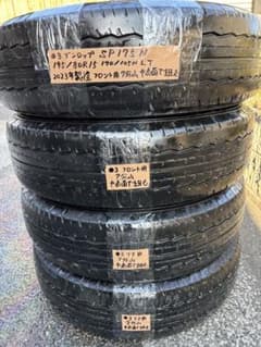 ○3中古ダンロップ SP175N LT 195/80R15バン用サマータイヤ4本 - メルカリ