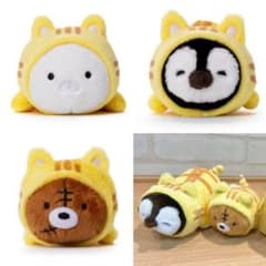 特別3個セット 新品 ねこぺん日和 ねこの集会所　ぬいぐるみ マスコット