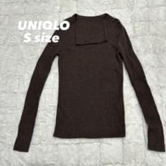 【美品】UNIQLO メリノリブタートルネックセーターのサムネイル