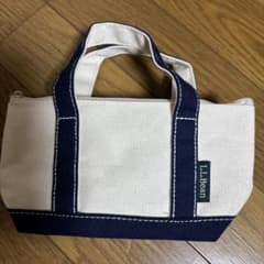 S*パ様 00s L.L.Bean キャンバストートバッグ ナチュラル USA定のサムネイル