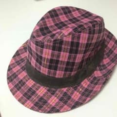 ピンクチェックハットのサムネイル