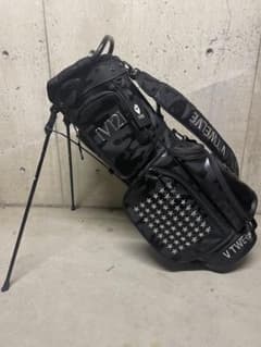 ☆美品☆V12 ゴルフ スタンドキャディバッグ カモフラ希少品 キャップ