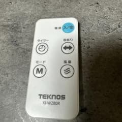 TEKNOS KI-W280R リモコンのサムネイル