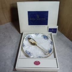 【貴重・未使用】ロイヤルアルバート　ムーンライトローズ　BBプレート　サーバー