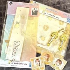 FRUITS ZIPPER 이치 반 쿠지 와세 노엘 멀티 리본 고무 매력