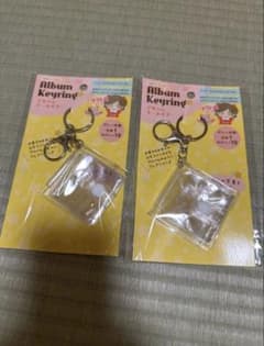 セリア　アルバムキーホルダー　ヲタトモシリーズ　2個セット