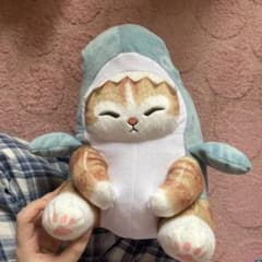 mofusand 海の生き物にゃんBIGぬいぐるみ　サメ