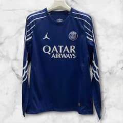当日発送Paris Saint-Germain 長袖トレーニングシャツ ネイビー - メルカリ