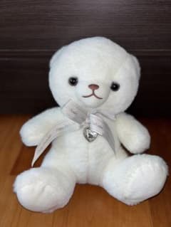 Happy Birthcolor Bear ぬいぐるみ 4月 ホワイトのサムネイル