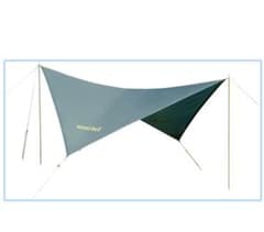 ☆美品☆montbell タープ＋ポール モンベル mini tarp キャンプ - メルカリ