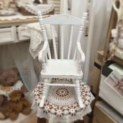 希少 ロッキングチェア ドールチェア 椅子 アンティーク 飾り椅子 木製