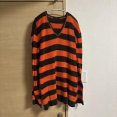BURBERRY BLACK LABEL ボーダー Vネック ニット 3のサムネイル