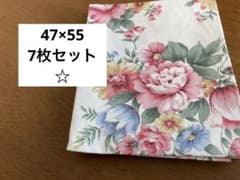 生地No.35  大きな花柄　7枚セットのサムネイル