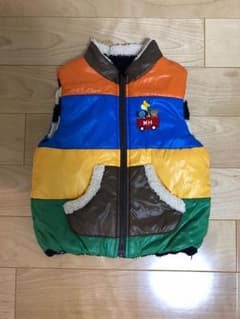 （値下げ）ミキハウス リバーシブル ベスト 80〜90のサムネイル