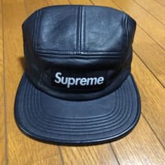 supreme キャップ  レザーのサムネイル