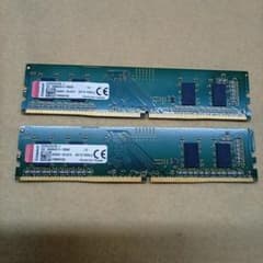 Kingston DDR4 デスクトップメモリ 2枚セット 1.2V - メルカリ