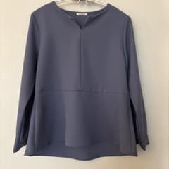 Honeys 長袖 ブラウス ブルー Mのサムネイル