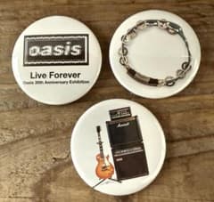 Oasis Live Forever展　バッジ3個セットのサムネイル