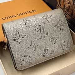 【現行型・極美品】ルイヴィトン マヒナ ポルトフォイユ クレア ガレ RFID RFID/美品☆ルイヴィトン マヒナ ポルトフォイユクレア ミスト 二