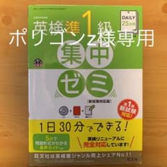 DAILY25日間 英検準1級 集中ゼミ 新試験対応版(ポリゴンz様専用)のサムネイル