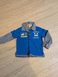 プラレール キッズ 長袖ポロシャツ 120cmのサムネイル