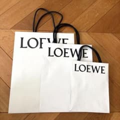 LOEWE ロエベ ショッパー 紙袋 大中小3枚セット - メルカリ