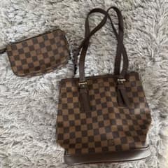 LOUIS VUITTON ダミエ トートバッグ ポーチ付きのサムネイル