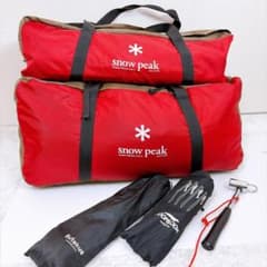 snow peakランドロック TP-671R 互換アップライトポール ペグ付 - メルカリ