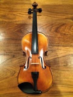バイオリン本体 フルサイズ 木製 茶色 バイオリン本体 フルサイズ 木製 茶色