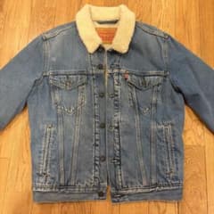 Levi's ボア デニムジャケット Sサイズのサムネイル