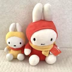 ミッフィーぬいぐるみ ひこうきのり (Mオレンジ 、Sイエロー)セキグチ