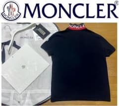 美品 国内正規モンクレール 23年製♪MONCLER ポロシャツ 襟バックロゴL 美品 国内正規モンクレール 23年製♪MONCLER ポロシャツ 襟バックロゴL