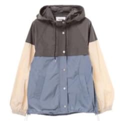 【甘夏さま専用】ニコロン　マウンテンパーカー　青　NiCORONのサムネイル
