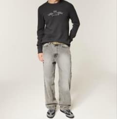HOLLISTER ロンT ブラック グラフィックシャツのサムネイル