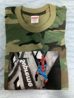 Supreme スパイダーマン Tシャツ カモフラ Mサイズのサムネイル