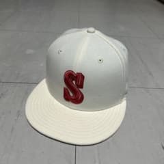 New Era 59FIFTY Sロゴ キャップ ホワイトのサムネイル