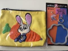 ズートピア ジュディ ポーチ スマホハンドストラップ セットのサムネイル