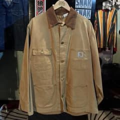 90s USA製　ビンテージCarhartt カバーオール ジャケット ダック地のサムネイル