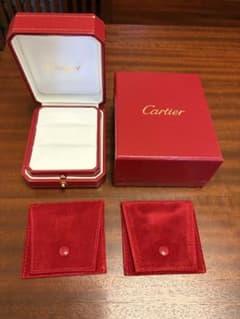 Cartier ジュエリーケース 空箱 袋２つセット（中身なし）のサムネイル