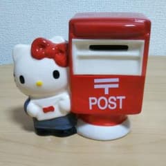 本日限定！！キティちゃん×郵便局　貯金箱+キティちゃん湯たんぽのサムネイル