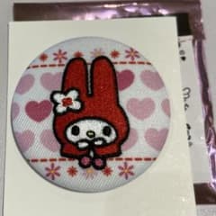 イオン限定 マイメロ シークレット刺しゅう缶バッジ - メルカリ