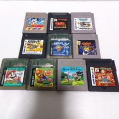 ゲームボーイソフト 10本セット まとめ売り ④ メダロット 桃太郎電鉄等のサムネイル
