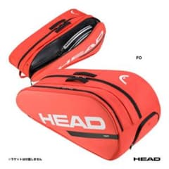 HEAD TOUR ラケットバッグ オレンジのサムネイル