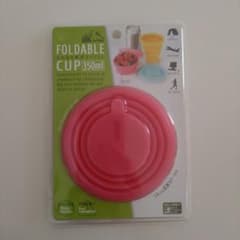 マーナ　MARNA　FOLDABLE CUP たためる携帯コップLL 350ml