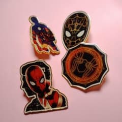 Spider-Man Pin Badge Set (4 pieces)