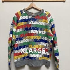 XLARGE マルチカラー トレーナー Mサイズのサムネイル