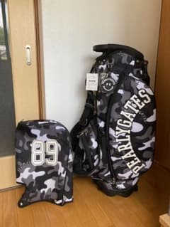 パーリーゲイツ  ブラックカモ柄スタンドバッグ　[正規品]のサムネイル