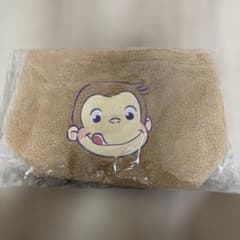 おさるのジョージ　トートバッグ　プラチナムザッカもこもこビッグトートバッグ