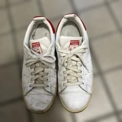 adidas Stan Smith ホワイト/レッド スニーカーのサムネイル